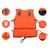 Life Jacket Orange Useful Adult Childen Foam Flotation Swimming Life Jacket Vest Boats Fishing Vest Swimming Drifting Vest
