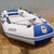 Solar Marine B260-3V3 260cm2.6m 8.6ft 3Person 365kg Load Rowing Kayak PVC Fishing Inflatable Boat 3luxury Life Vest Paddles Oar