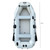 Solar Marine B260-3V3 260cm2.6m 8.6ft 3Person 365kg Load Rowing Kayak PVC Fishing Inflatable Boat 3luxury Life Vest Paddles Oar