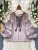 Women's Bohemia Blouse Embroidered Autumn Spring O-neck Collar Bow Tie Lantern Sleeve Top Blusas Mujer Female Tops BL020