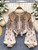 Women Autumn Blouse Loose Artistic Retro Heavy Industry Embroidery Bow O-Neck Lantern Sleeve Shirt Casual Versatile Top BL270
