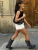BOOFEENAA Mesh Ruffled Low-rise Bloomer Shorts Y2k 2000s Womens Clothing Fashion White Black Booty Shorts Sexy Pants C70-CE17