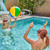12"/16" Inflatable Large Beach Balls for Kids Adults Durable Pool Toys for Summer Water Games Rainbow Beachball Party Favors