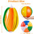 12"/16" Inflatable Large Beach Balls for Kids Adults Durable Pool Toys for Summer Water Games Rainbow Beachball Party Favors
