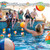 Inflatable Beach Balls Rainbow Color Pool Ball Swimming Pool Water Games for Kids Birthday Gifts Summer Party Favors Volleyball