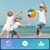Inflatable Beach Balls Rainbow Color Pool Ball Swimming Pool Water Games for Kids Birthday Gifts Summer Party Favors Volleyball