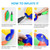 Inflatable Beach Balls Rainbow Color Pool Ball Swimming Pool Water Games for Kids Birthday Gifts Summer Party Favors Volleyball