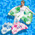 1pcInflatable Pool Float - Adult U-shaped Mesh Float Bed, Suitable for Sunbathing, Lakeside, Beach, and Water Floatation Leisure