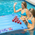 Inflatable Floating Pong Table Float Summer Pool Party Decorations Inflatable Pool Pong Table Pool Family Games for Pong