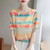 Spring And Summer New Lyocell Short Sleeve Sweater Loose Thin Half Sleeve T-shirt Printed Top