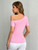 Pure Wind Oblique Shoulder Short-sleeved T-shirt Women's Summer Design Sense Slim-fit Off-shoulder Clothing Looks Thin