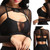 Women Sexy Sheer Mesh Long Sleeve Crop Top Solid Color Leopard See Through Rave Party Cover Up T-Shirt with Buckle
