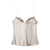 BSAY sexy suspender heart-shaped collar 2025 new style waist cinching slimming hem silk texture short top