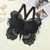 Sexy Butterfly Lace Bras For Women Backless All-in-one Bralette Women's Hollow Embroidered Butterfly Top Hollow Bra