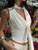 Solid Tank Summer New Women Sexy Sleeveless V-Neck Lady Top Fashion Bandage Streetwear Casual Slim Tank Elegant Knitted Clothing