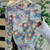 Sheer Mesh Sun Protective Shirt Women's Summer Loose Slim Fit Long Sleeve Print Cover Shirt