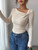 European and American style slim knit sweater for autumn and winter, solid color elastic base shirt for women