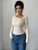 European and American style slim knit sweater for autumn and winter, solid color elastic base shirt for women