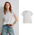 TOYOUTH Women Flow Water Soft Cotton Short-Sleeve T-Shirt 2026 Spring New Lycra Stretch Fitted Set-In Shoulder Quiet Luxury Top