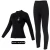 Women's 3mm Two-Piece Diving Suit Long Sleeve Coldproof Wetsuit Top Pants for Snorkeling Surfing Swimming