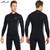 Wetsuit 3MM Neoprene Men Long Sleeve Split Wetsuit Warm Jacket Pants Plus Size Women Swimsuit Scuba Diving Snorkeling Surf Suit