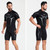 3mm Wetsuits for Men Women Neoprene Diving Suits Back Zipper Short Sleeve Swimsuits for Diving Snorkel Surfing Swimming Wet Suit