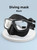 Professional Anti-fog HD Large Frame Diving Goggles Full Face Snorkeling Mask Freediving Scuba Equipment
