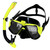 Diving Mask With Sports Camera Mount Electroplate Tempered Glass Silicone Mask is Safe and Comfortable