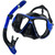 Diving Mask With Sports Camera Mount Electroplate Tempered Glass Silicone Mask is Safe and Comfortable