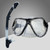Diving Mask With Sports Camera Mount Electroplate Tempered Glass Silicone Mask is Safe and Comfortable