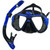 Diving Mask With Sports Camera Mount Electroplate Tempered Glass Silicone Mask is Safe and Comfortable