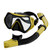 Diving Mask Snorkeling Full Dry Breathing Tube Set, Large Frame Swimming Goggles, Liquid Silicone Diving Mask