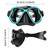 Diving Mask Swimming Snorkel Mask Wide View Tempered Glass Adult Waterproof Anti-Leak Anti-Fog Dive Scuba Swim Snorkeling Goggle