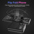 SERVO 4 SIM Fashionable Flip Cellular Phone Speed Dial Flashlight Magic Voice FM Radio 2G GSM Foldable Mobile Phone Type-C 2.6"