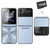 SERVO 4 SIM Fashionable Flip Cellular Phone Speed Dial Flashlight Magic Voice FM Radio 2G GSM Foldable Mobile Phone Type-C 2.6"