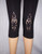 7XL Large Size Leggings For Women Summer Thin Tick 3/4 Capris Short Lace Hollow Tight Pants Black White Pink Red  6XL 5xl 4xl
