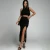 Customized Customized Women Swimsuit Cover Up Beach  Dress Robe Beachwear High Split Sheer Bikini Cover-ups 2 Pieces Set Knittin