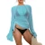 Crochet Swimsuit Coverup for Women Sheer Bathing Suit Cover Ups Kintted Swimwear Bikini Beach Vacation Outfits