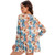 JSN5001 Manufacturer High Waist Floral Vneck Backless Summer Coverups Three Piece Swimwear Set Custom Women Bikini