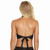 Lingerie for Women PU Leather Sexy Bra Black Ladies Push Up Backless Bralette Slip Sensual Hot Crop Top Shiny Fashion Cross Bras