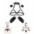 SM Sexy Lingerie Women's Sexy Leather Leakage Bra with Handcuffs Multiple Styles Bondage Restraint Training, Wearing Harness