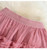 High Waist Slimming Mesh Skirt Elastic Band Over Knee Skirt Irregular Fungus Edge Super fairy Cake Skirt With Lining