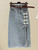Boutique Wholesale 2025 Spring Fashion New High Waist Slimming Denim A-line Women's Skirt