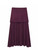 HH Elegant Midi Skirt For Women Fashion Solid A-line High Waist Pleated Side Zipper Long Skirt Vintage Skirts Chic Bottom
