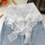 INS Y2K Stylish Lace Embroidery Layered Triangular Types Jeans Pant Matching Half Skirts Fart Curtains All-Match Stacked Skirt