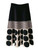 [EWQ]Japan Style Polka Dots Knitted High Waist Skirt Women's 2025 New Autumn Winter Oofice Lady Elastic A-line Pleated Midiskirt
