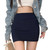 Women Solid High Waist Skirt Versatile Elastic Hip Wrap Skirt  A-line Elegant Mini Skirt Slim All-match Chic Simple Short Skirt
