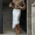 Talenza White Lace Skirts Women Fashion Irregular Lace Patchwork Slim Skirts High Waist Streetwear Party Looks Female Maxi Skirt