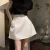 Lucyever Black White High Wiast Puffy Short Skirts Women All-Match Y2K Pocket A-Line Skirt Female Korean Work Style Suit Skirt