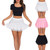 Womens Hoge Taille Geplooide Casual Sexy Mini Korte Rok Dance A-Line Rokken A-Line Student Plaid Geplooid Voor Vrouwen Kleding